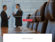 Tablet Screenshot of glencoreleads.com